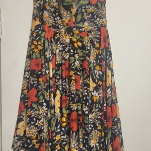 Nali Collection Women's Floral Skort Free Size